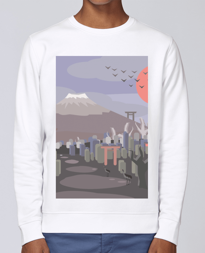 Sweatshirt Mont Fuji par I'm Pierre