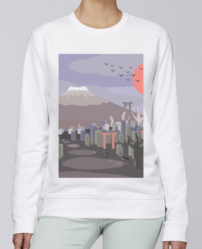 Sweatshirt Mont Fuji par I'm Pierre