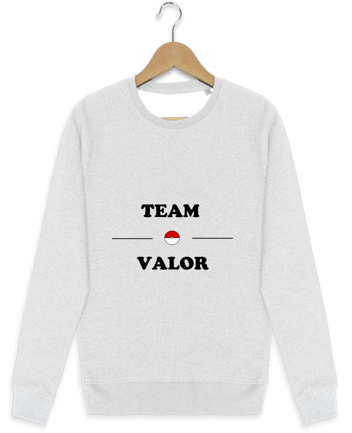 Sweat-shirt Stanley stella modèle seeks Team Valor Pokemon por Lupercal