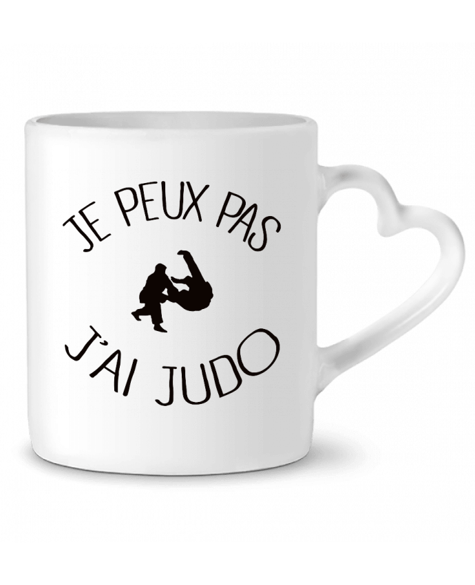 Mug Heart Je peux pas j'ai Judo by Freeyourshirt.com