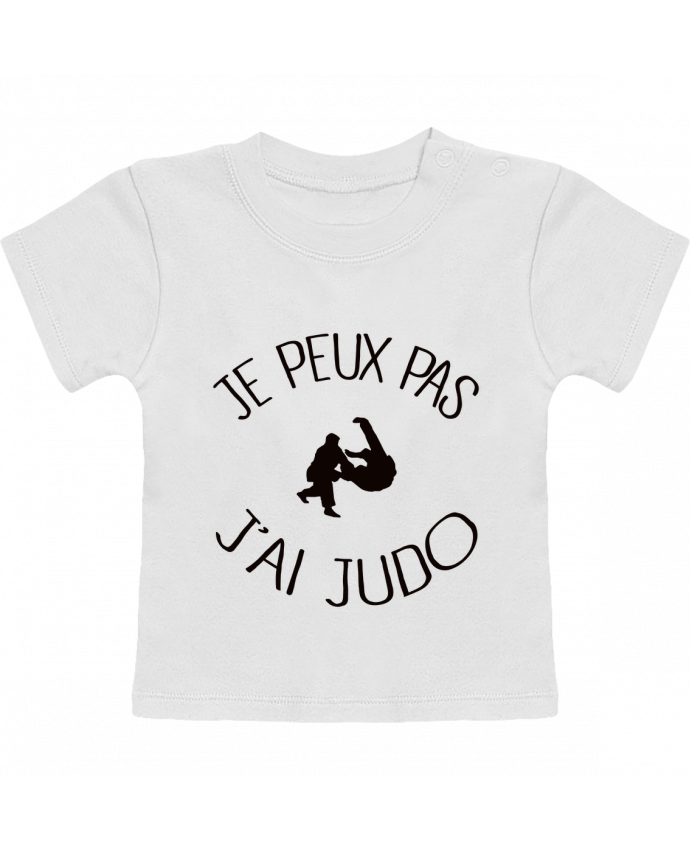T-shirt bébé Je peux pas j'ai Judo manches courtes du designer Freeyourshirt.com