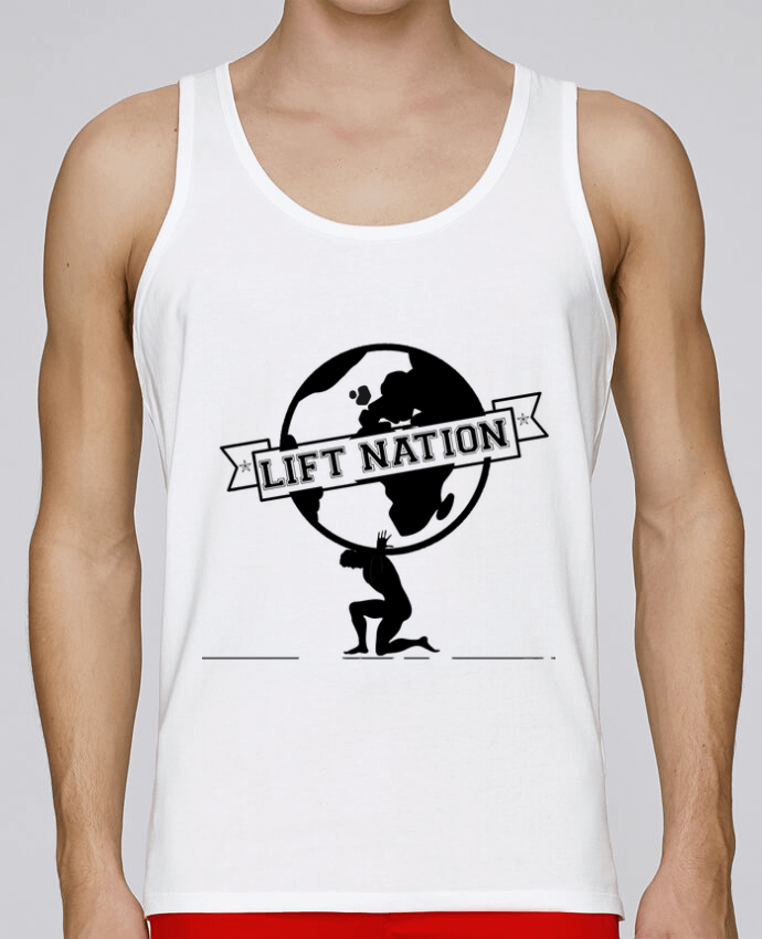 Tank Top Men Stanley Runs Organic cotton Lift Nation by Luko 100% coton bio