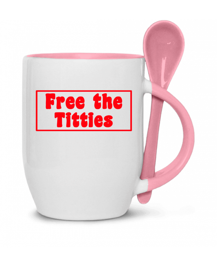  Tasse cuillère Free the Titties par Arepo