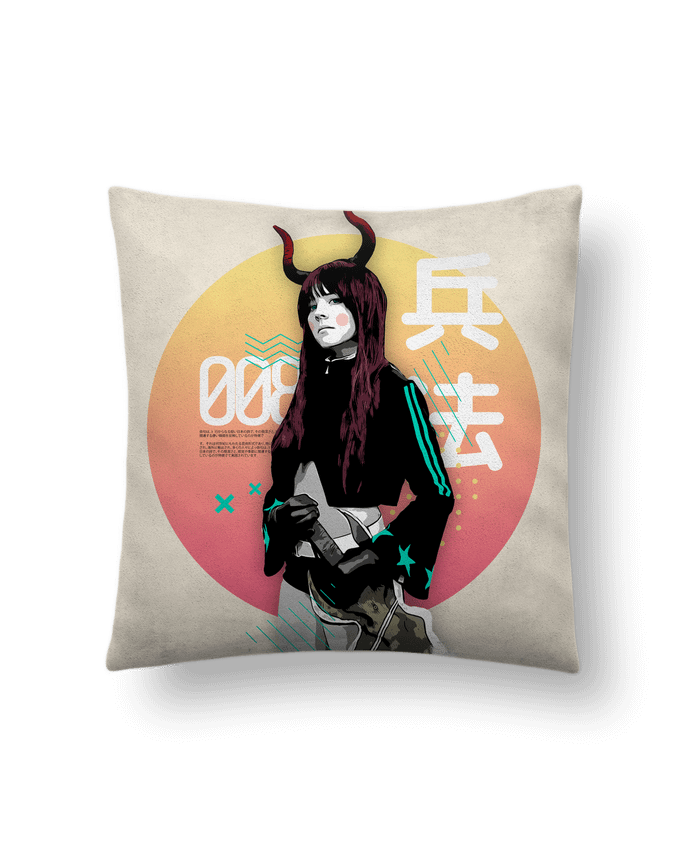 Coussin suédine Onna Bugeisha 008 par Pils
