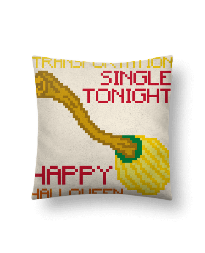 Coussin suédine SINGLE TONIGHT par Santiaguen
