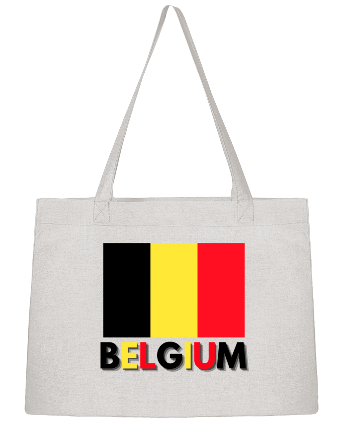 Sac Shopping Drapeau Belgium par Anastasia