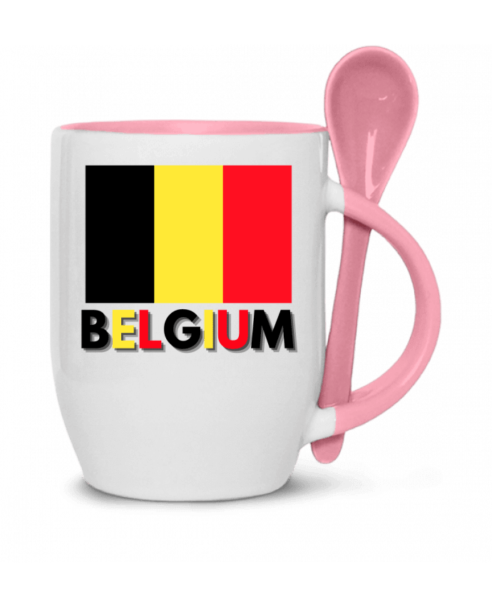 Tasse cuillère Drapeau Belgium par Anastasia