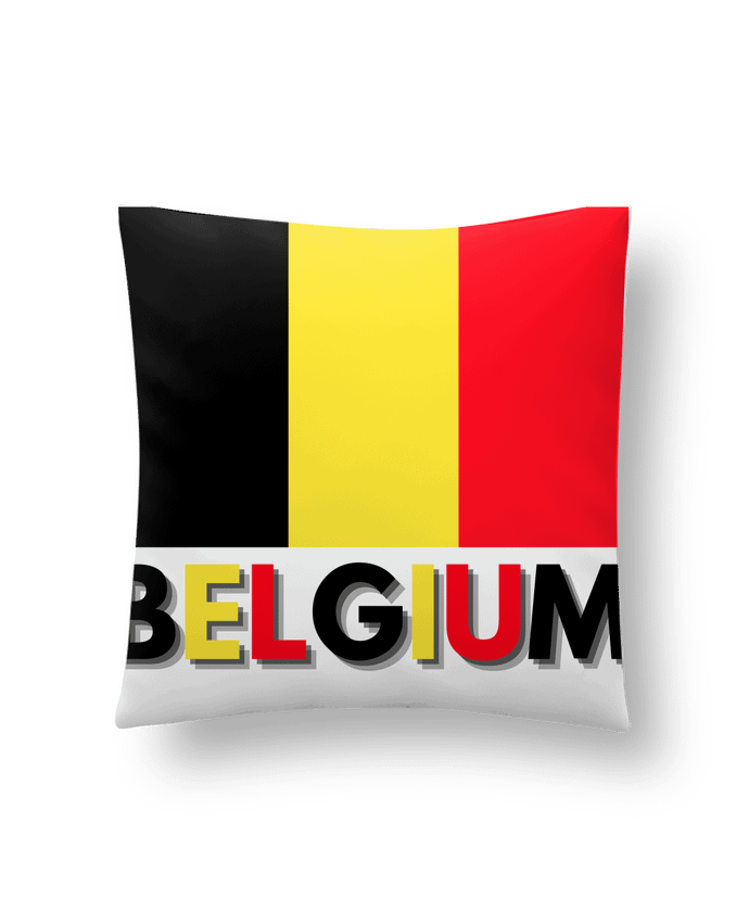 Coussin Drapeau Belgium par Anastasia