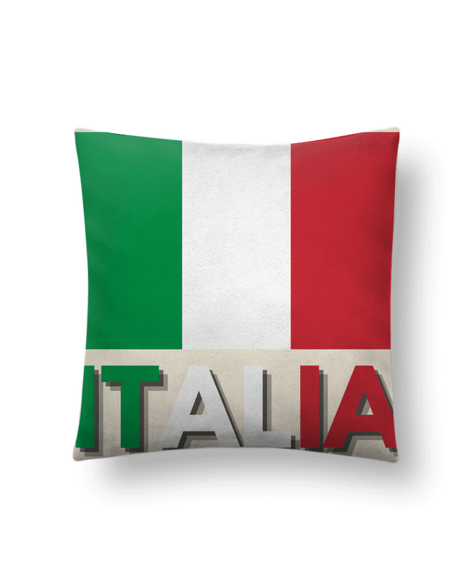 Coussin suédine Drapeau Italie par Anastasia