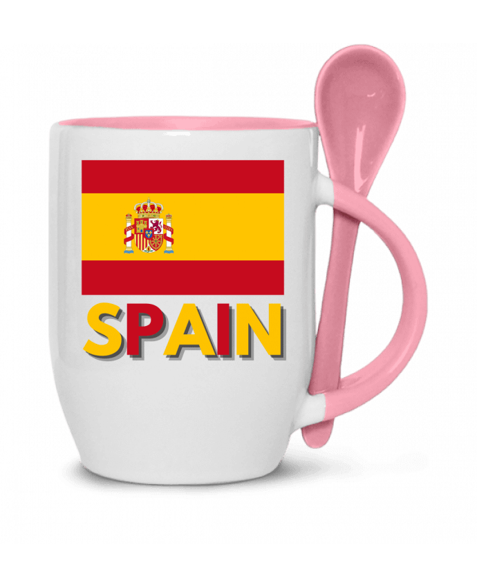  Tasse cuillère Drapeau Espagne par Anastasia