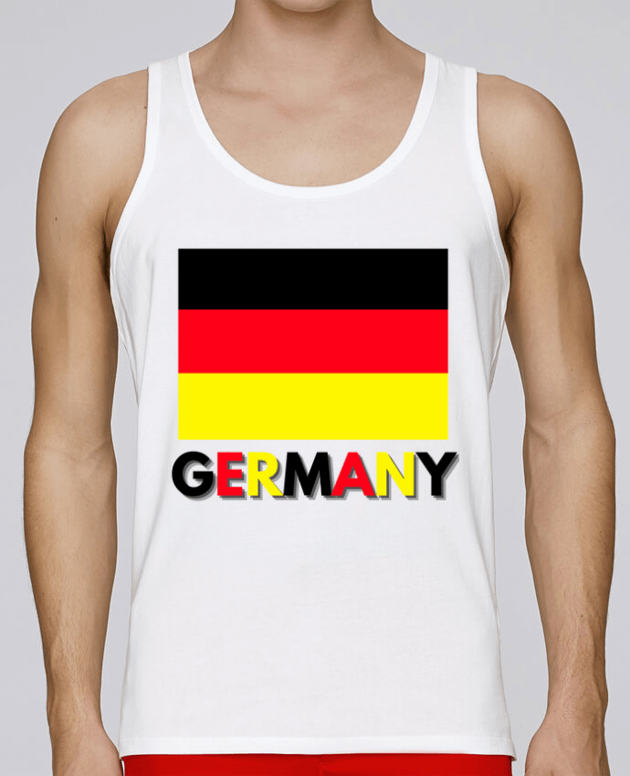 Débardeur homme Drapeau Allemagne par Anastasia 100% coton bio
