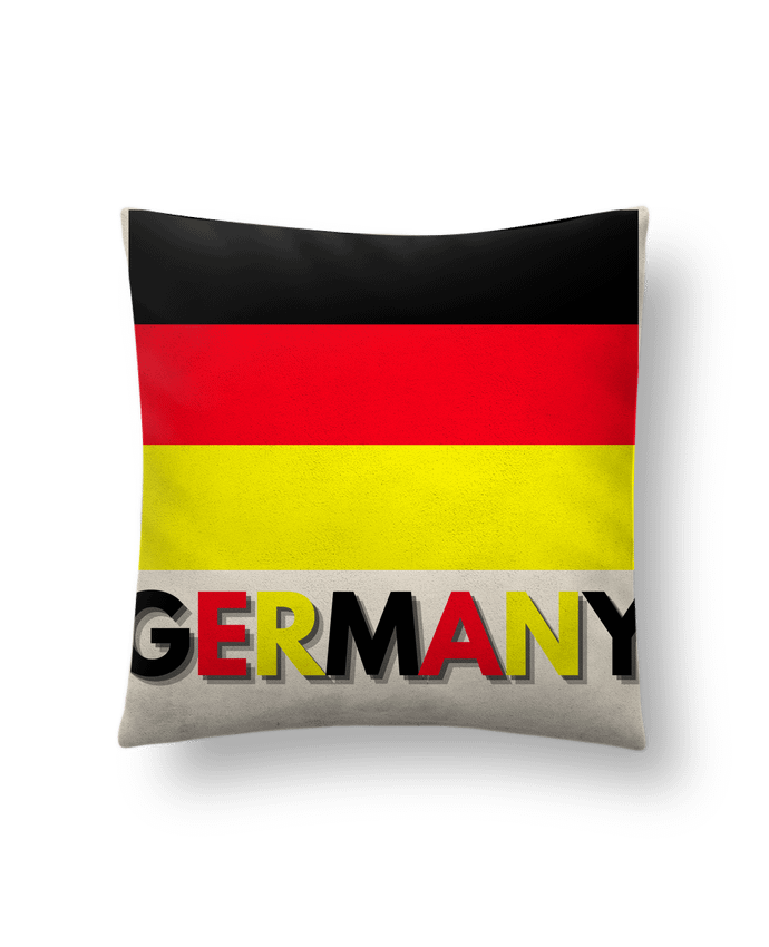 Coussin suédine Drapeau Allemagne par Anastasia