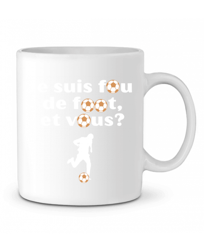 Mug  Fou de foot par Anastasia