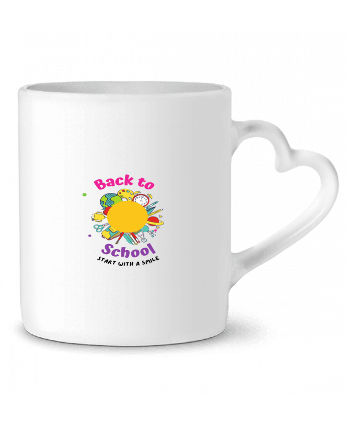 Mug coeur Back to school par MaryA66