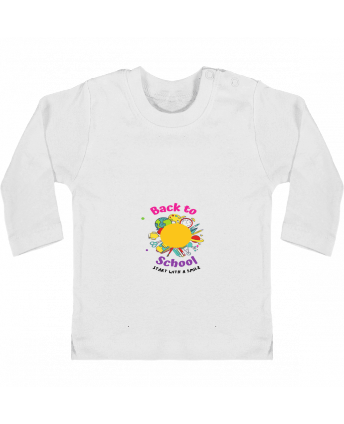 T-shirt bébé Back to school manches longues du designer MaryA66