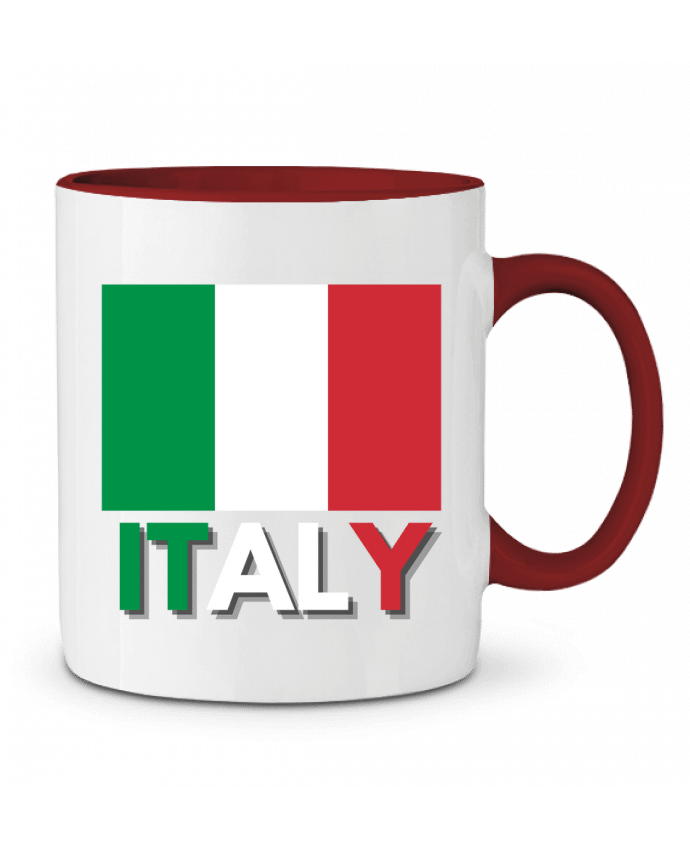 Mug bicolore Drapeau Italie Anastasia
