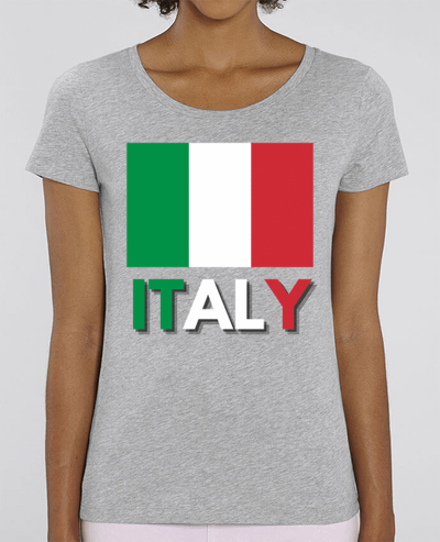 T-shirt Femme Drapeau Italie par Anastasia