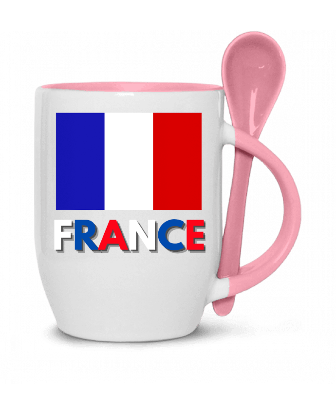  Tasse cuillère Drapeau France par Anastasia