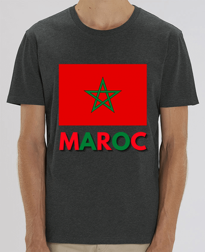 T-Shirt Drapeau Maroc par Anastasia