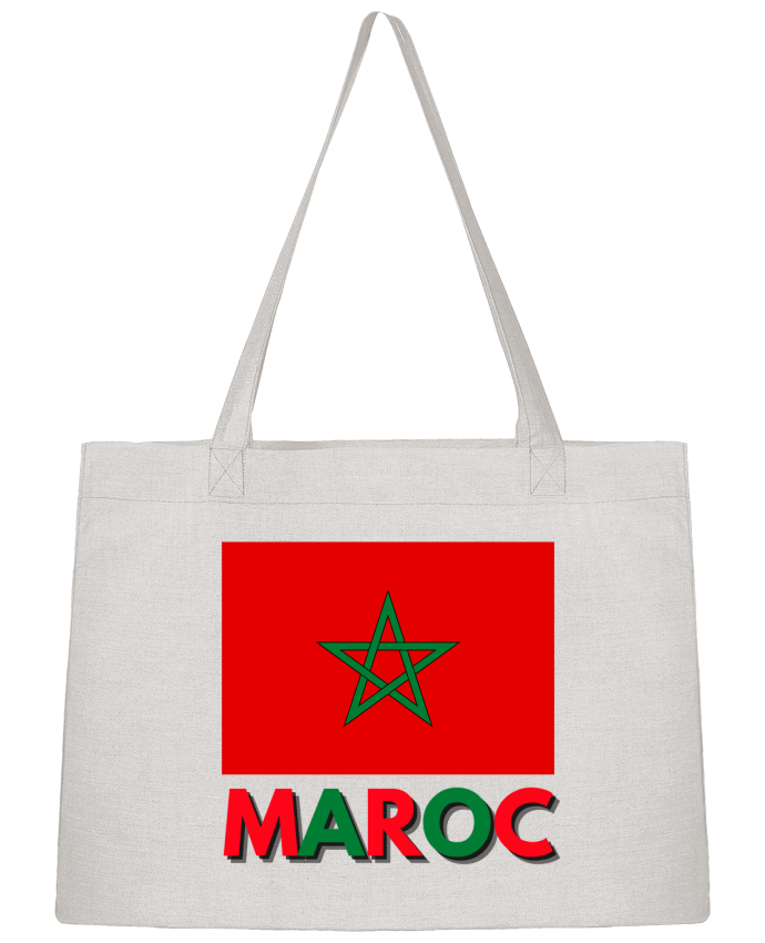 Sac Shopping Drapeau Maroc par Anastasia