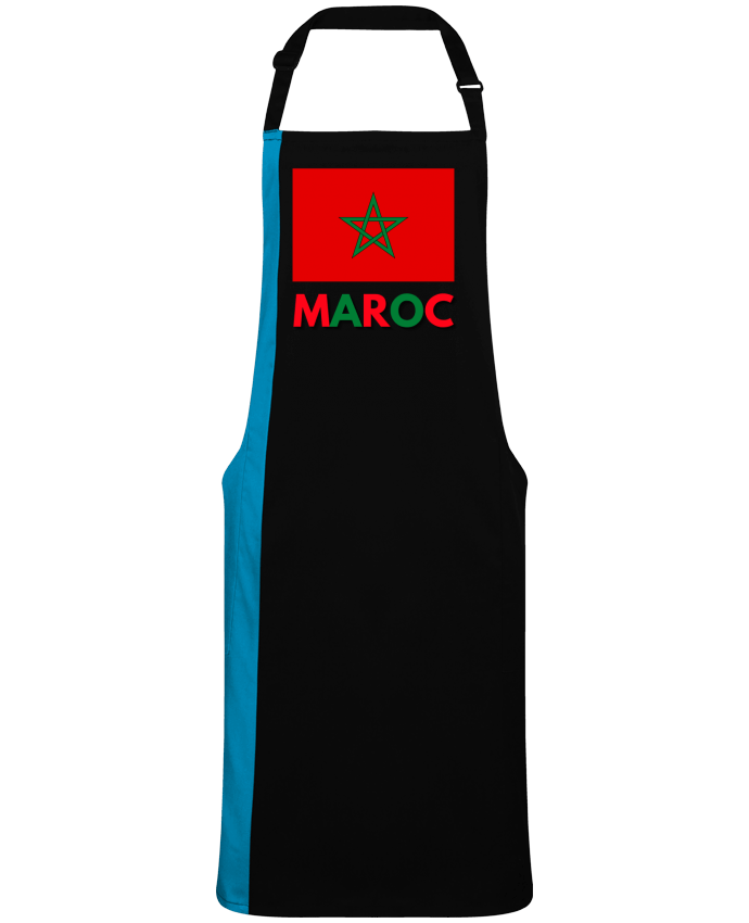 Tablier bicolore Drapeau Maroc par  Anastasia