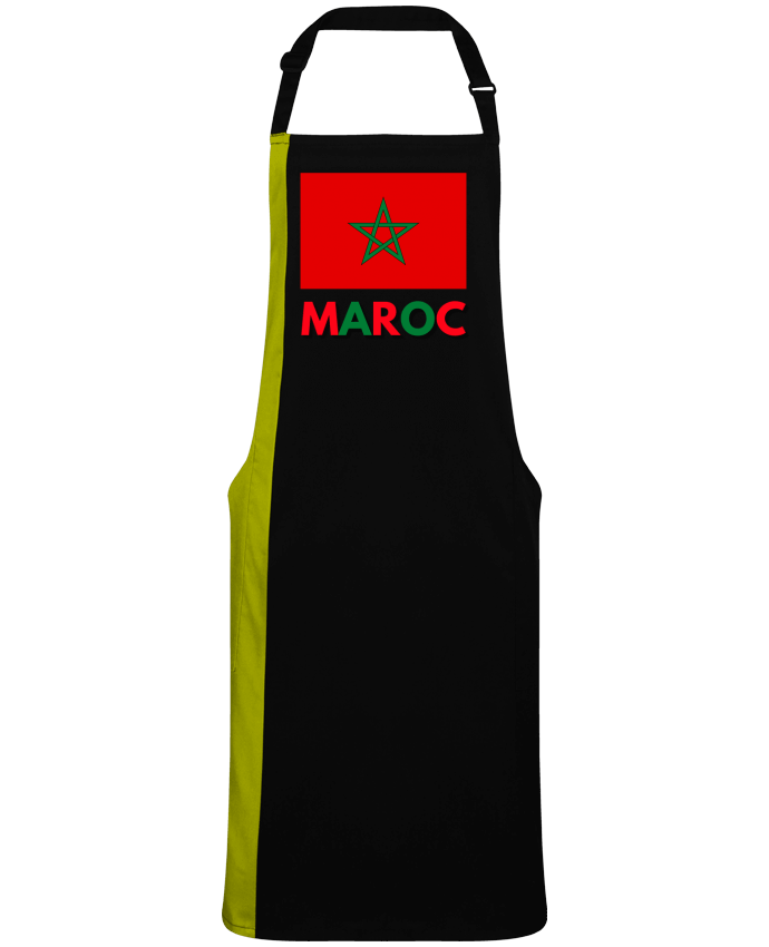 Tablier bicolore Drapeau Maroc par  Anastasia