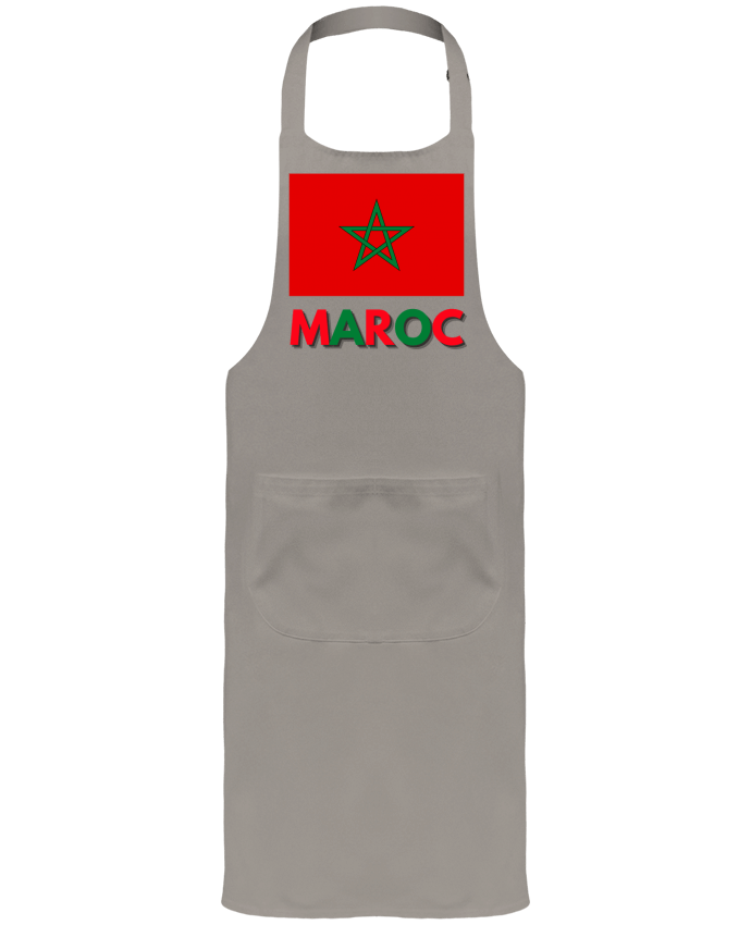 Tablier avec poches Drapeau Maroc par Anastasia