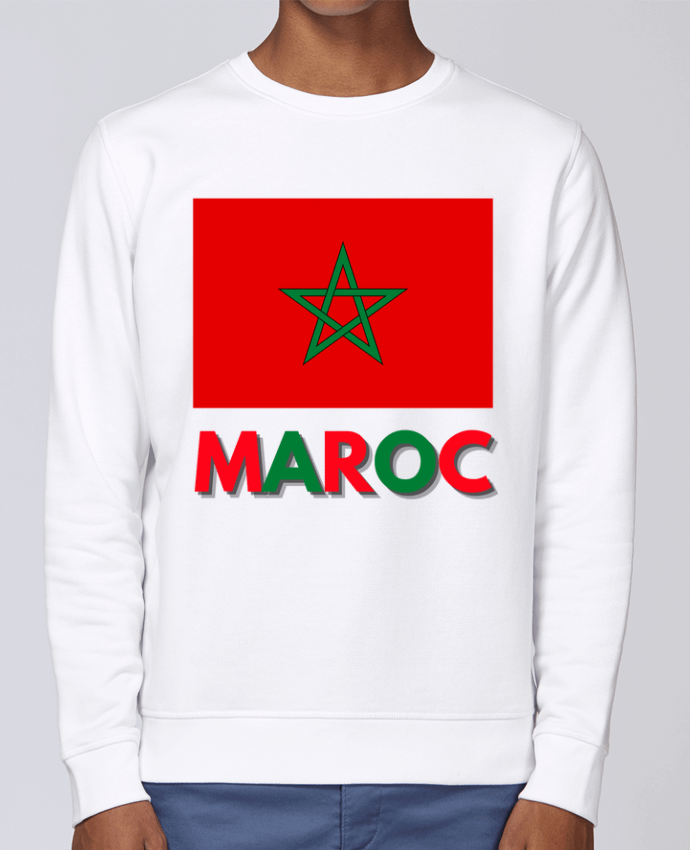 Sweatshirt Drapeau Maroc par Anastasia