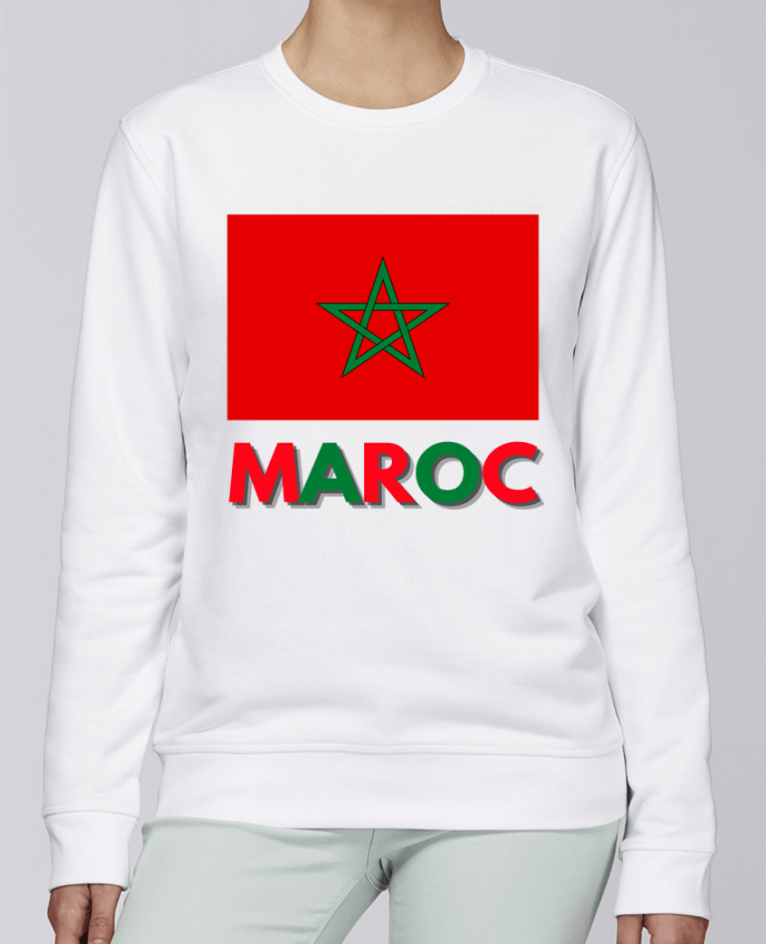 Sweatshirt Drapeau Maroc par Anastasia