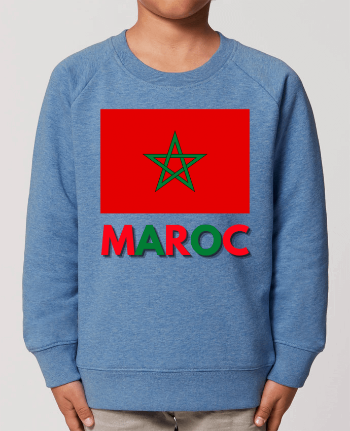 Sweat-shirt enfant Drapeau Maroc Par  Anastasia