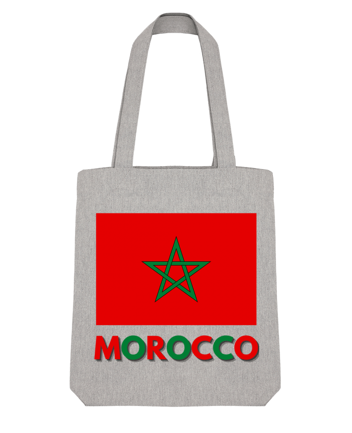 Tote Bag Stanley Stella Drapeau Maroc par Anastasia 