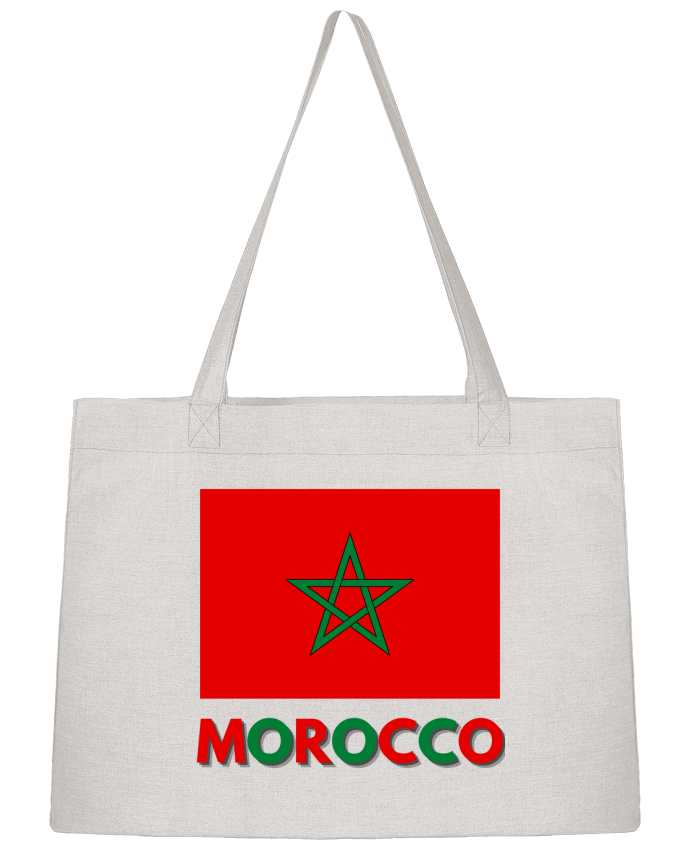 Sac Shopping Drapeau Maroc par Anastasia