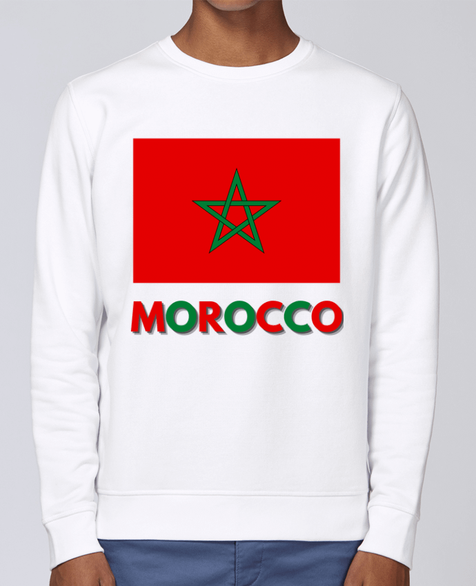 Sweatshirt Drapeau Maroc par Anastasia