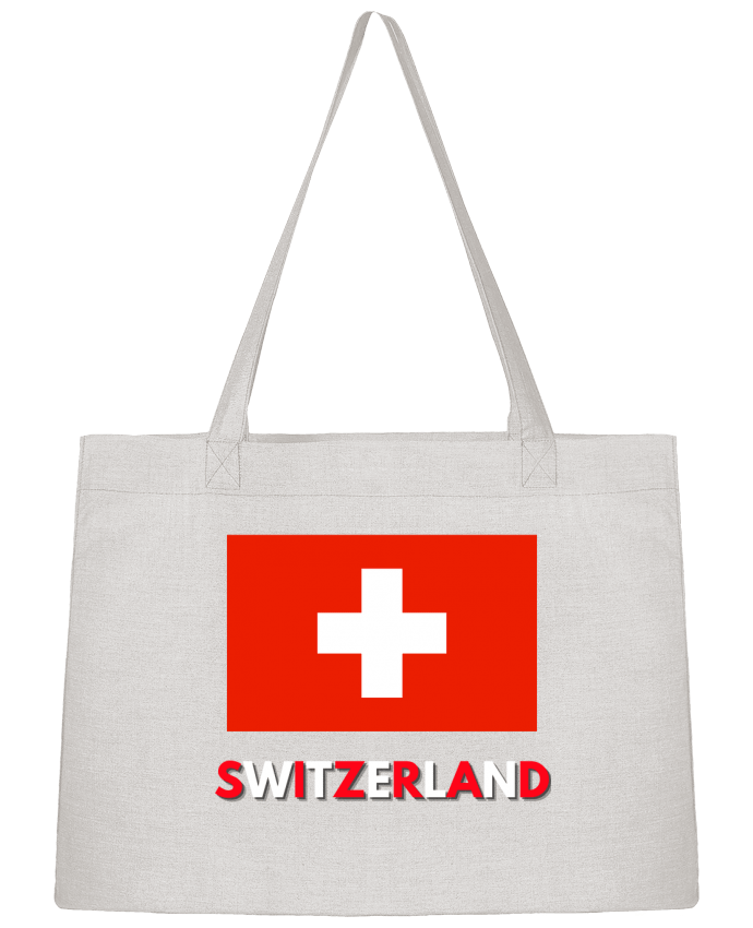 Sac Shopping Drapeau suisse par Anastasia