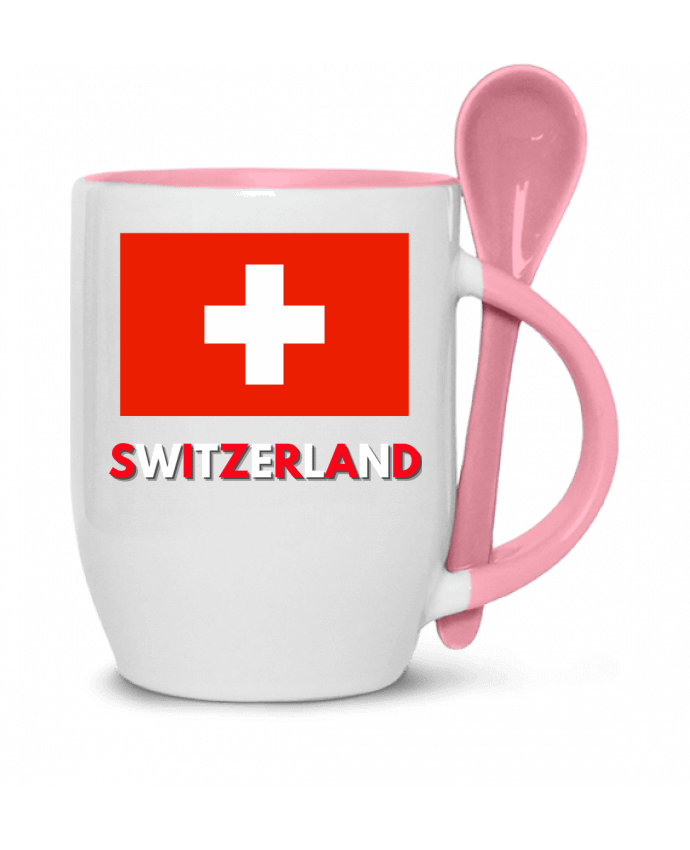  Tasse cuillère Drapeau suisse par Anastasia