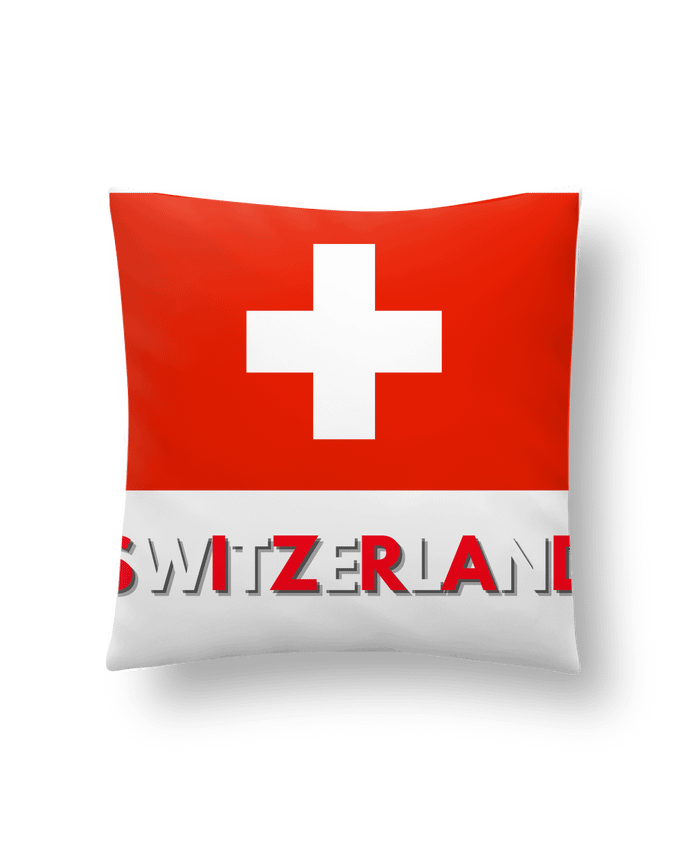 Coussin Drapeau suisse par Anastasia