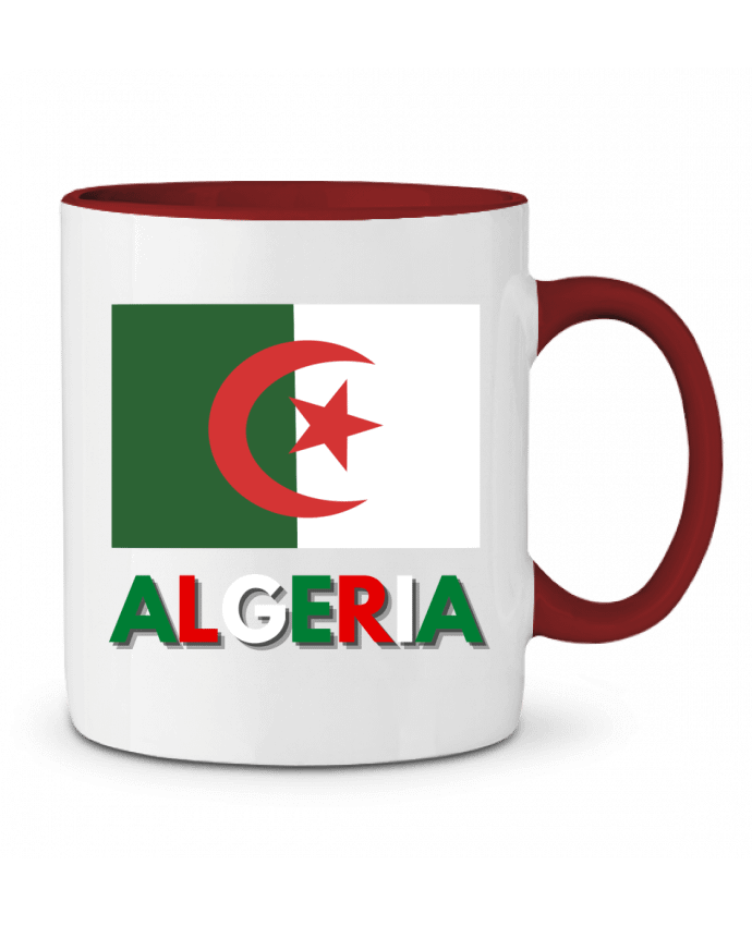 Mug bicolore Drapeau Algerie Anastasia