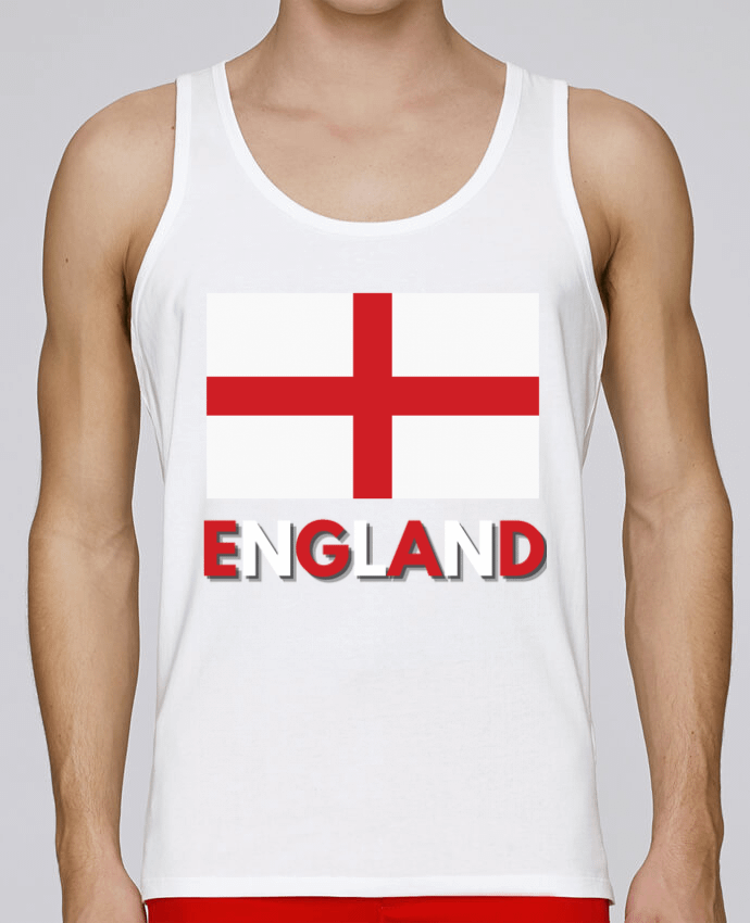 Débardeur homme Drapeau Angleterre par Anastasia 100% coton bio