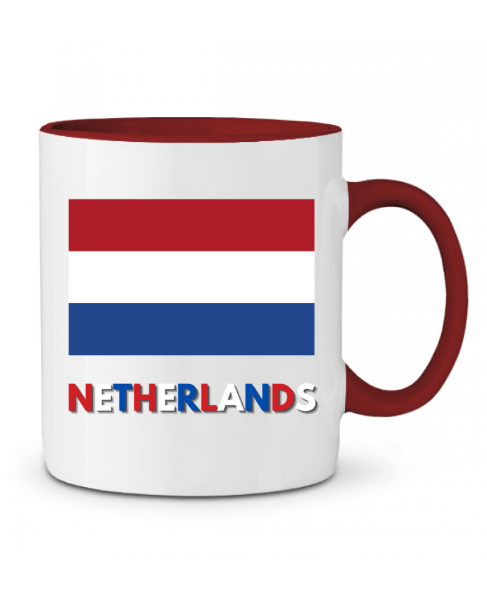 Mug bicolore Drapeau Pays Bas Anastasia