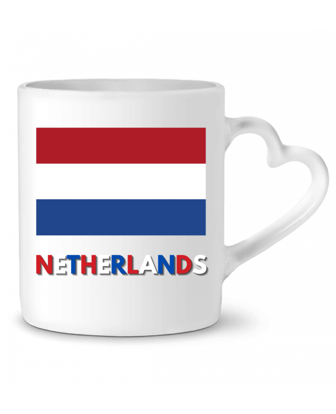 Mug coeur Drapeau Pays Bas par Anastasia