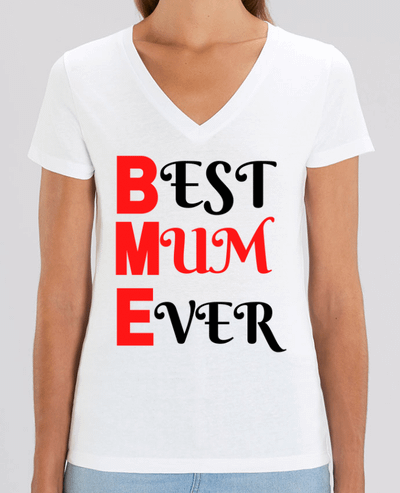 Tee-shirt femme Best mum ever Par  Anastasia