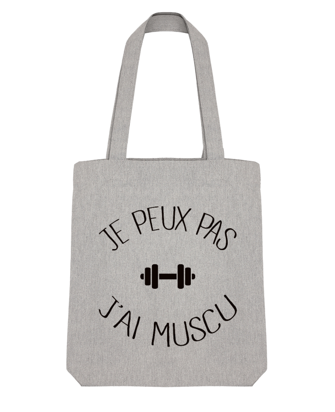 Tote Bag Stanley Stella Je peux pas j'ai Muscu par Freeyourshirt.com 