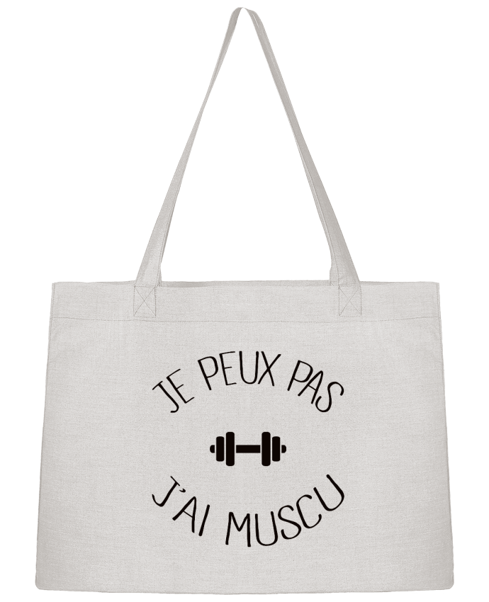 Sac Shopping Je peux pas j'ai Muscu par Freeyourshirt.com