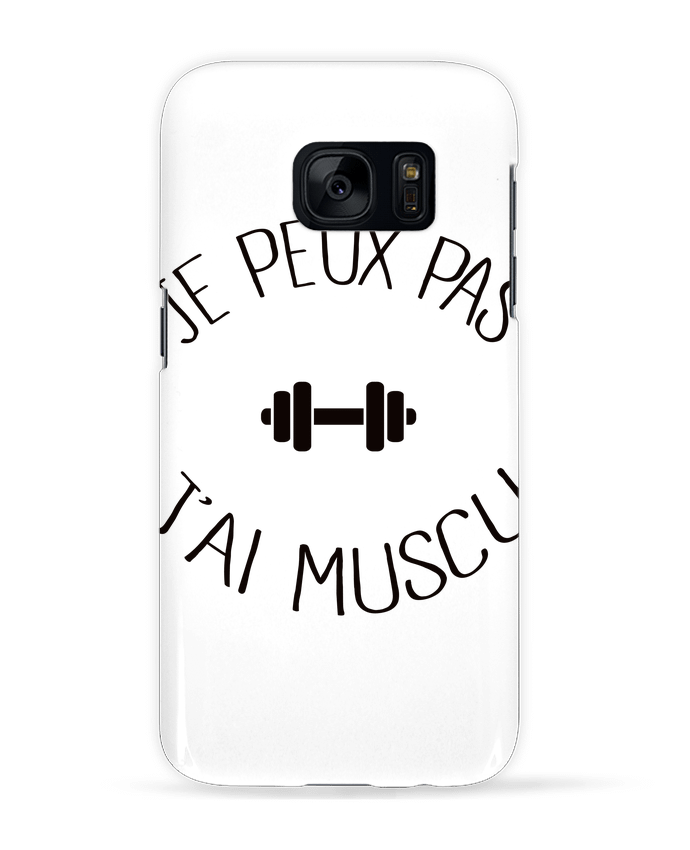 Carcasa Samsung Galaxy S7 Je peux pas j'ai Muscu por Freeyourshirt.com