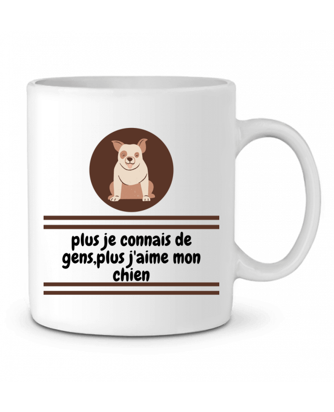 Mug  J'aime mon chien par Anastasia