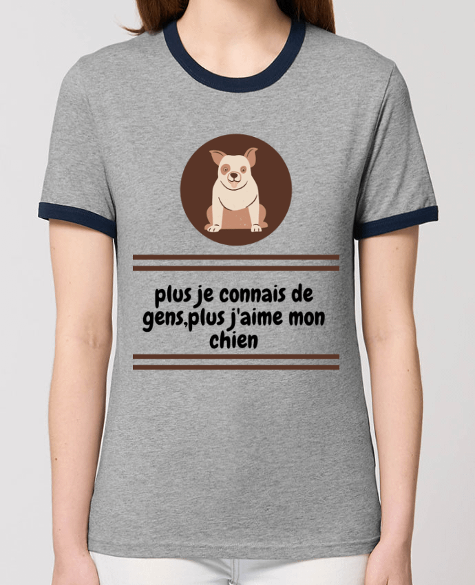 T-shirt J'aime mon chien par Anastasia