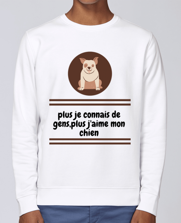 Sweatshirt J'aime mon chien par Anastasia