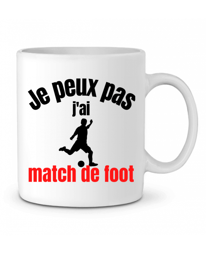 Mug  Je peux pas,j'ai match de foot par Anastasia