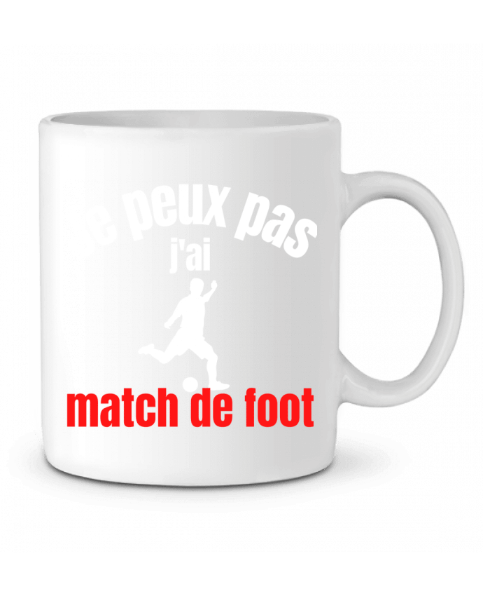 Mug  Je peux pas,j'ai match de foot par Anastasia