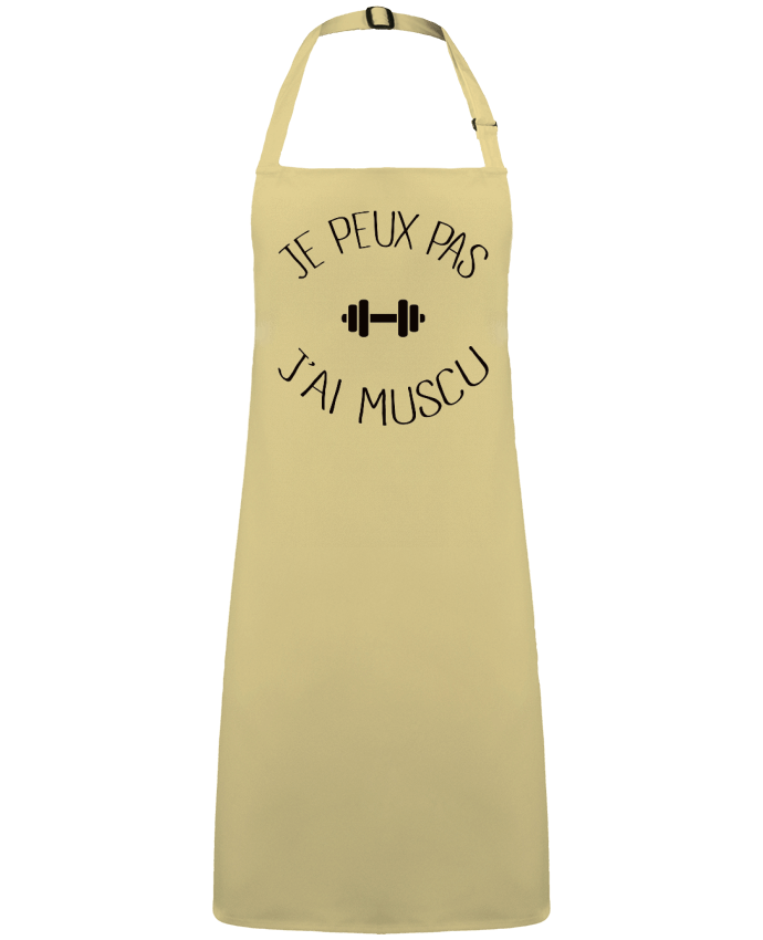 Apron no Pocket Je peux pas j'ai Muscu by  Freeyourshirt.com